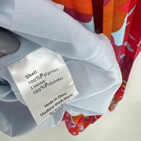 Petal & Pup Women's Achanti Pleated Maxi Dress - Pink Azalea Size M - Picture 9 of 11